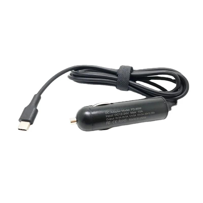 USB Ÿ C ڵ  65W Ϲ 12V 24V ڵ    DC  Hp Lenovo Asus Ʈ